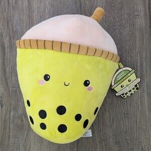 10" PLUSH  GREEN MATCHA BOBA BUDDY TEA TOY FOOD STUFFED ANIMAL SERIES 1 NEW